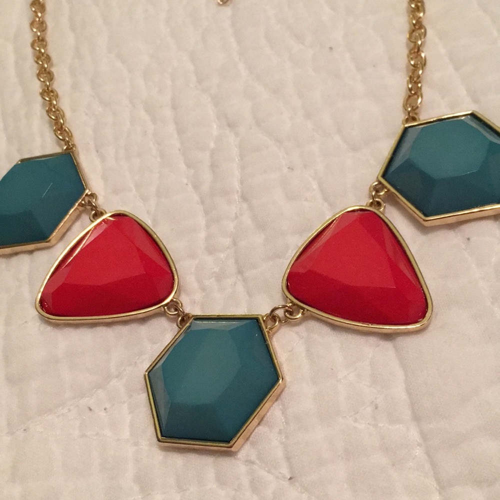 Five stone necklace